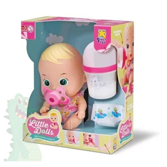 Boneca Bebê Menina Baby Little Mommy Recém Nascida - Roupa Rosa