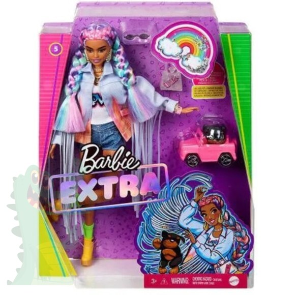 Kit de Roupas e Acessórios para Vestir sua Barbie com 5 Peças Item