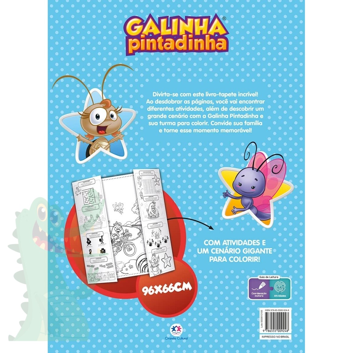 Livro Infantil 365 Desenhos Para Colorir Galinha Pintadinha