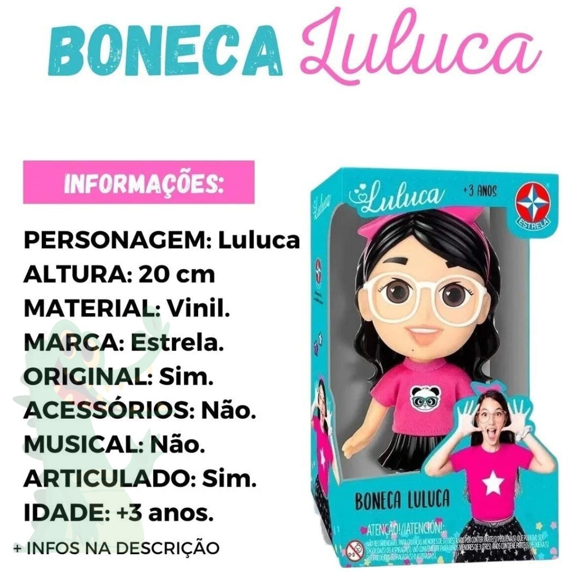 Boneca Luluca com Som - Estrela